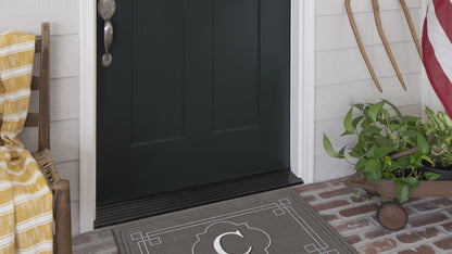 Textured Entry Flagstone Monogram C Multi