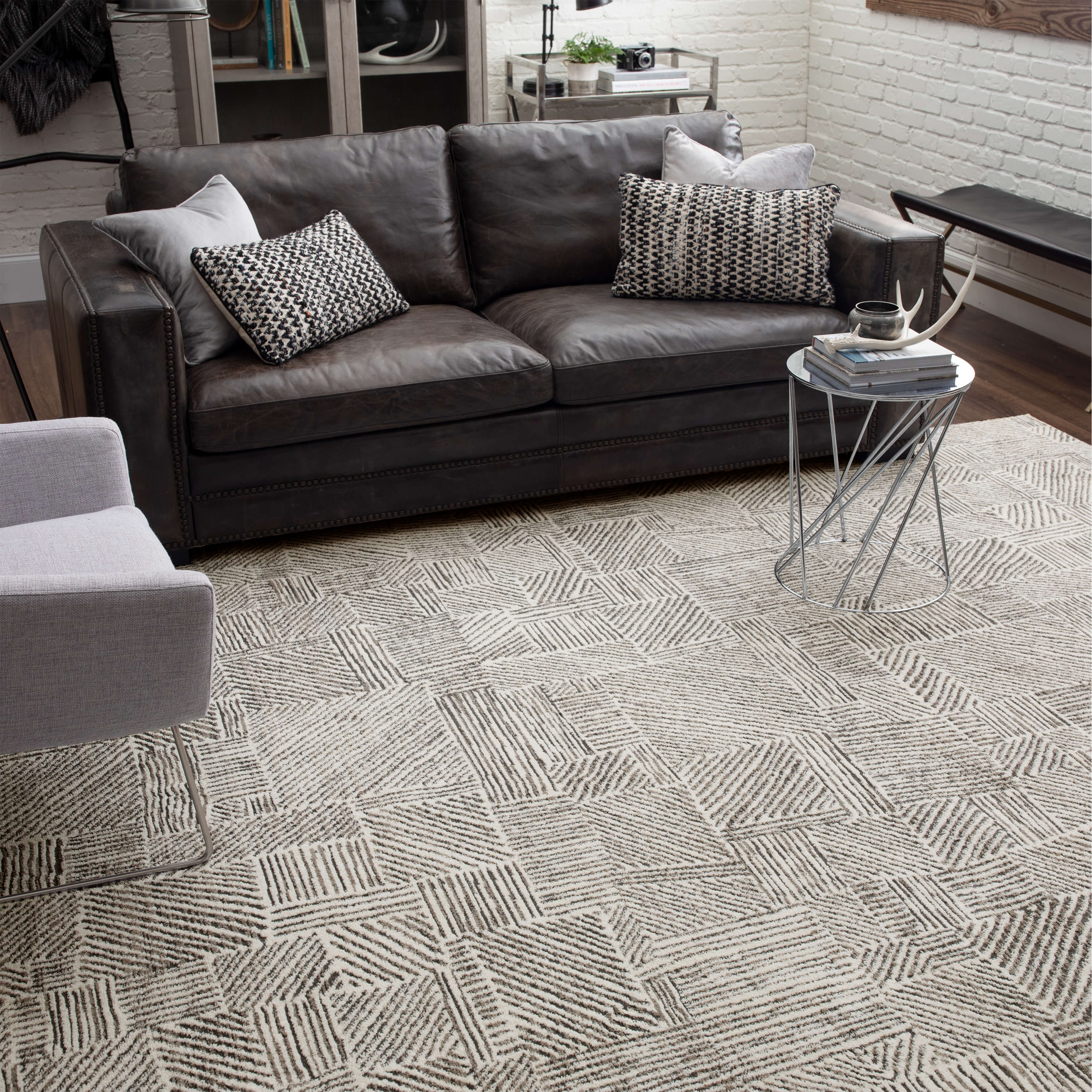 Vanguard Minoan Frost Grey by Drew & Jonathan Home – Karastan Rugs